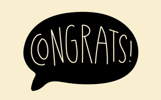 Cove congratulations gift card